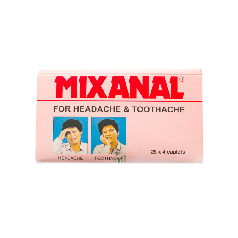 Mixanal (Paracetamol 500mg, Guaranine 30mg) per sachet