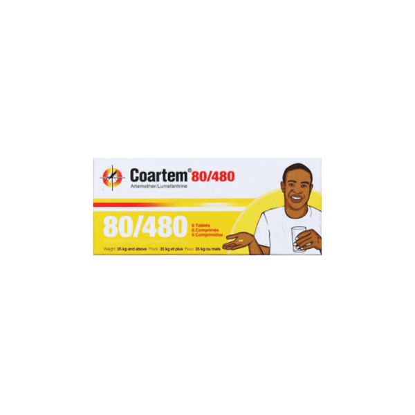 Coartem 80/480mg Tablet
