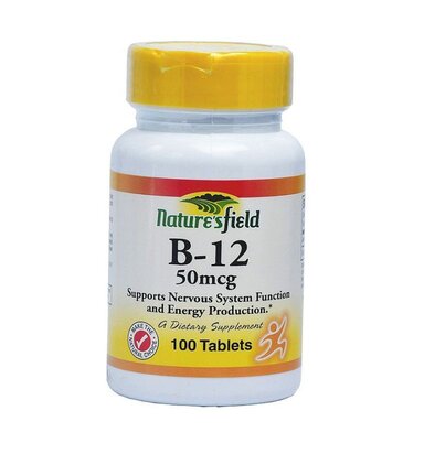 Nature's Field Vitamin B12 50mcg