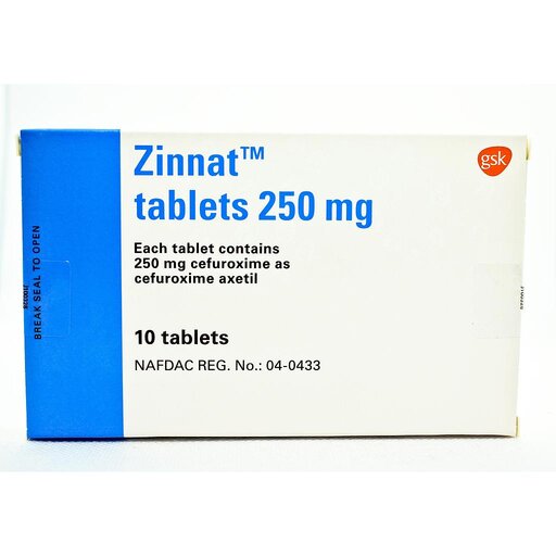 Zinnat 250mg (Cefuroxime)